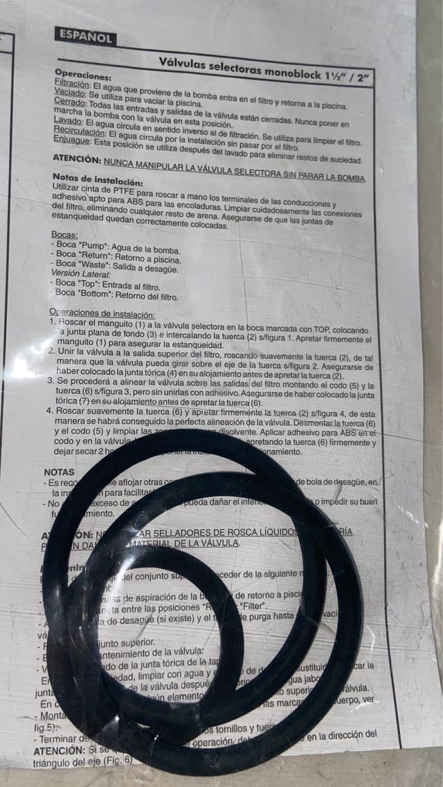 Válvulas selectoras monoblock 1½"/2" NUEVA ultimo