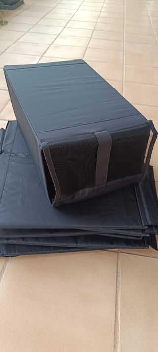 10 Zapateros Ikea negro - plegable
