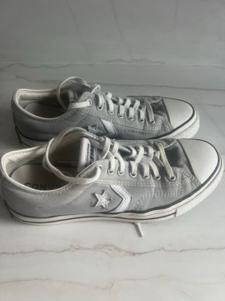Playeras gris converse mujer 