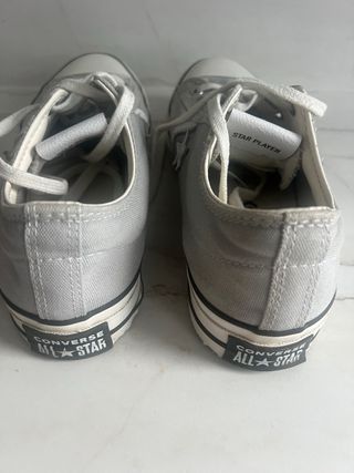 Playeras gris converse mujer 