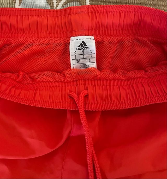 Bañador hombre adidas rojo talla S