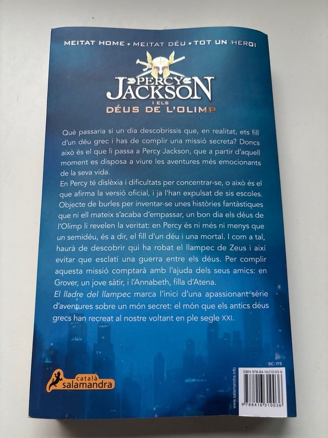 El lladre del llampec (Percy Jackson i els déus...