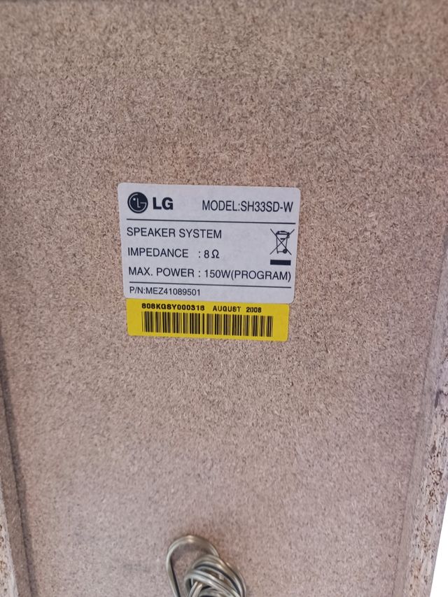 Altavoces 5.1 LG 150w SH33SD