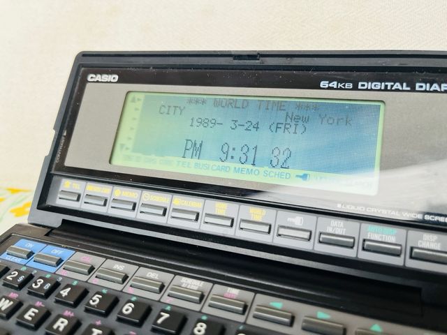 Casio Digital Diary SF-8000 (64KB) Vintage