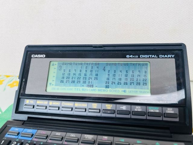 Casio Digital Diary SF-8000 (64KB) Vintage