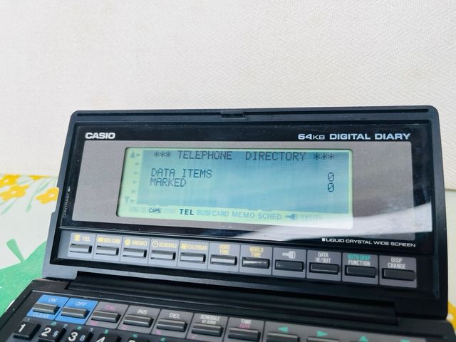 Casio Digital Diary SF-8000 (64KB) Vintage