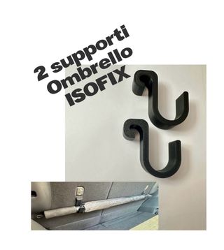 2 Supporti Ombrello ISOFIX Auto