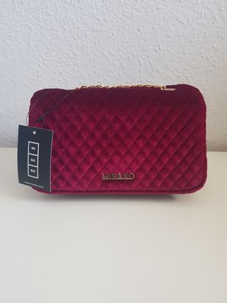 Bolso Misako burdeos/rojo cereza NUEVO 
