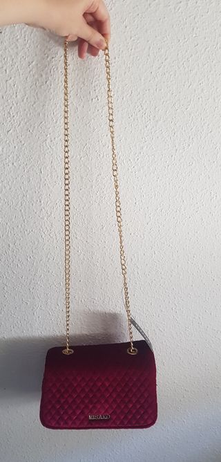 Bolso Misako burdeos/rojo cereza NUEVO 
