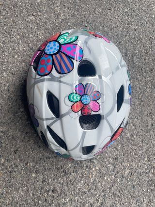Casco da bici per bambini Alpina Ximo Flash fiori