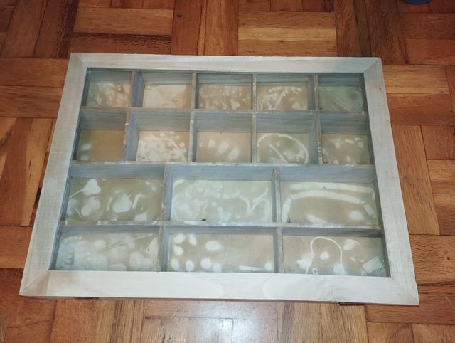 Caja organizadora vintage 16 compartimentos