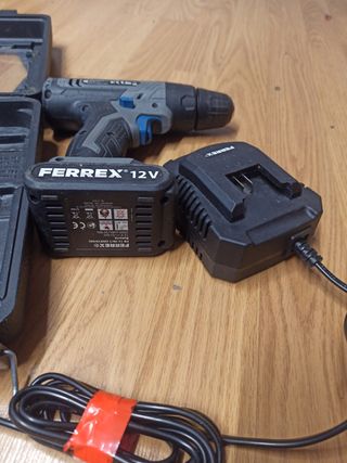 Taladro atornillador Ferrex 12V