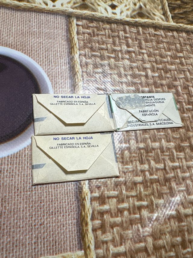 Gillette Super Silver Platinum obsequio afeitar.