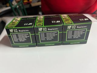 3 Filtros aceite HIFLOFILTRO HF112
