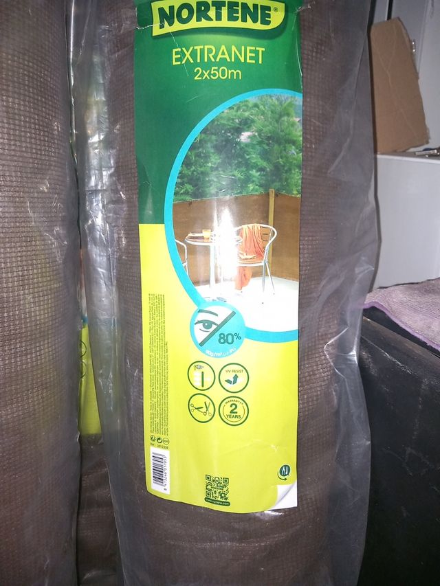 4Rollos NORTENE Extranet 2x50m Marrón