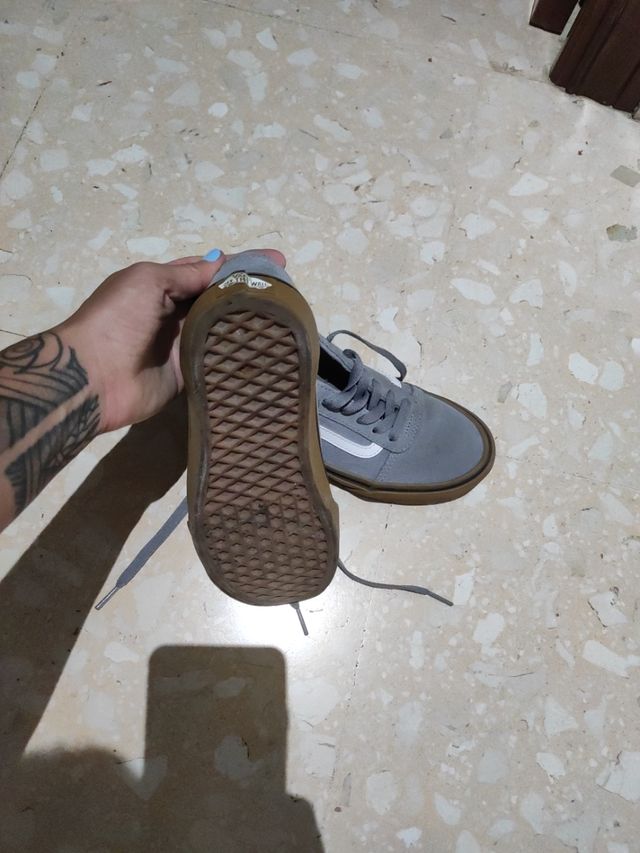 Vans Old Skool - Grises - Niño/a