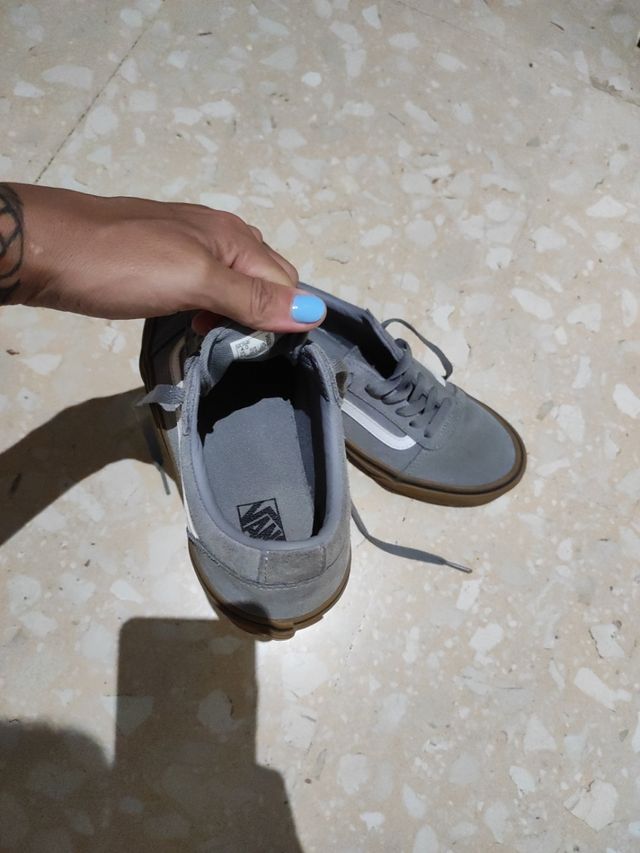 Vans Old Skool - Grises - Niño/a