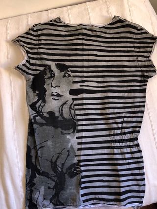 Camiseta Adolfo Domínguez - Gris y Negro
