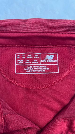 Camiseta Liverpool New Balance - Roja