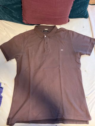Polo Pedro del Hierro marrón hombre 