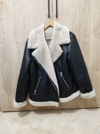 Chaqueta Mango - Piel Sintética