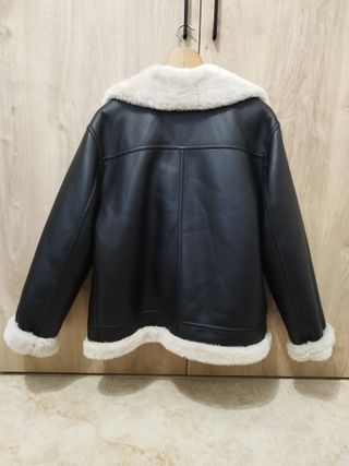 Chaqueta Mango - Piel Sintética