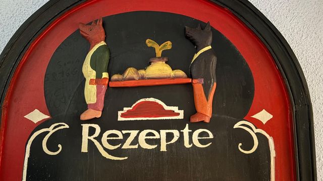 Pizarra de cocina o bar vintage