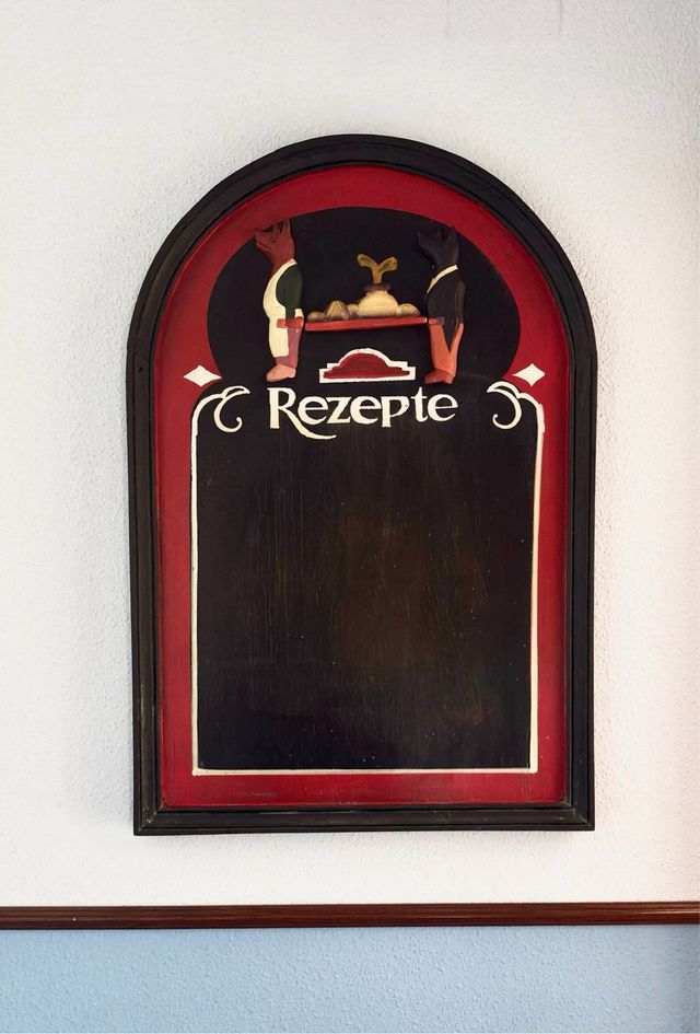 Pizarra de cocina o bar vintage
