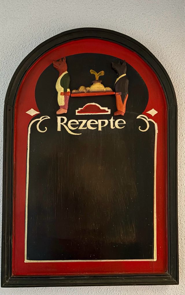 Pizarra de cocina o bar vintage