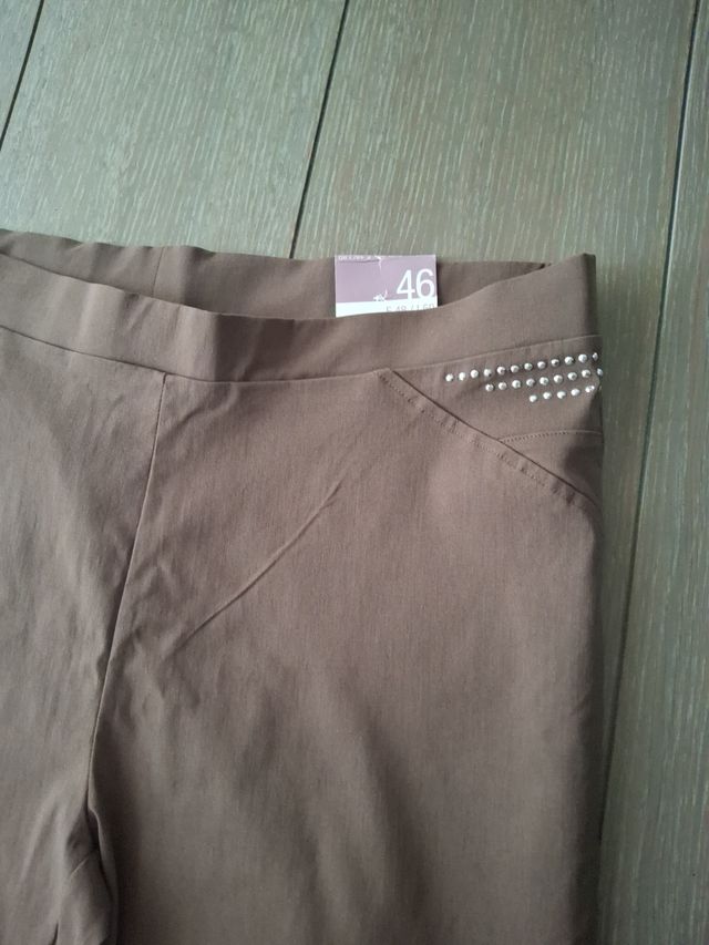 Pantalones Janina Marrón - Talla 46