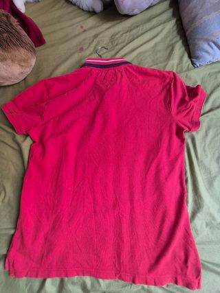 Polo Tommy Jeans Rojo Talla M