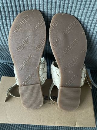 Sandalias Gioseppo piel blancas 39