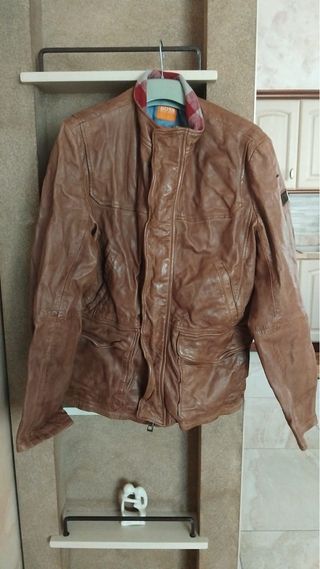Giubbotto pelle Hugo Boss