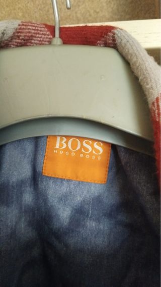 Giubbotto pelle Hugo Boss