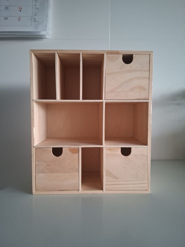 Organizador de madera - Estantería