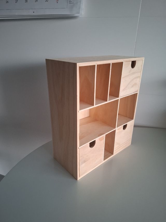 Organizador de madera - Estantería