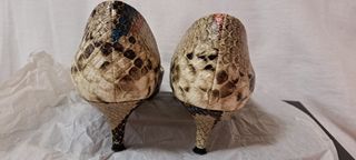 Zapatos Zara - Tacones serpiente 39