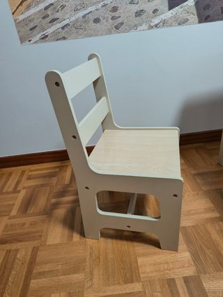 Mesa infantil madera 2 sillas