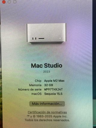 Mac Studio M2 MAX Apple