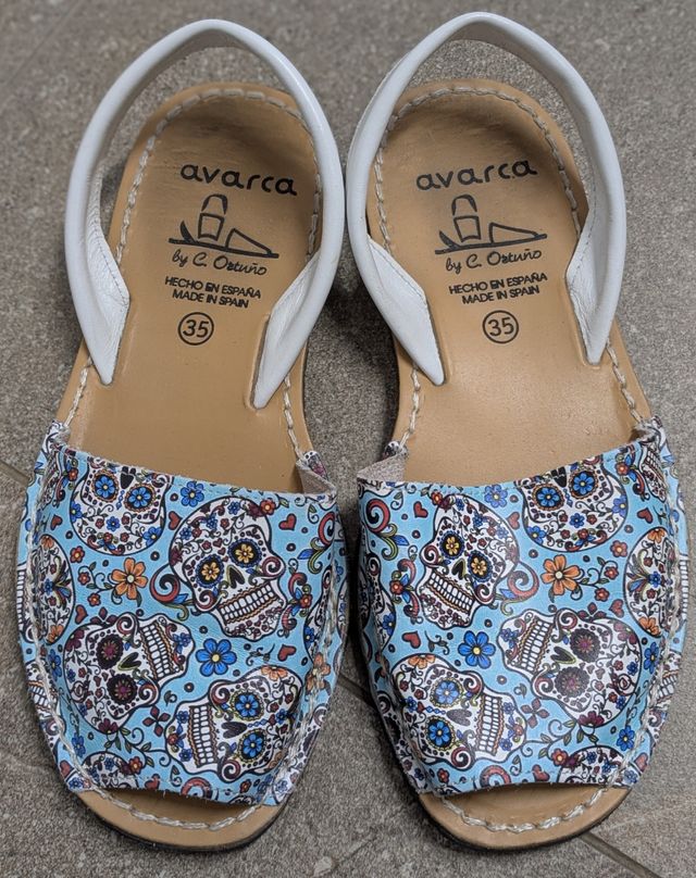 Originales menorquinas marca Avarca. Talla 35.