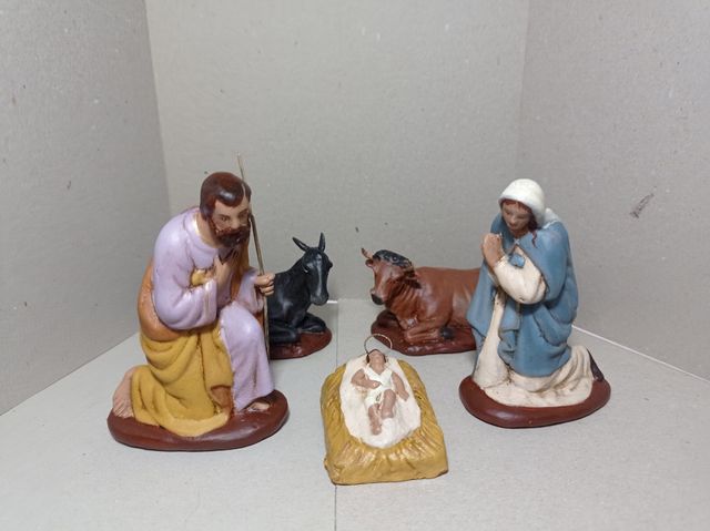 Figuras de Belén pesebre nacimiento terracota 