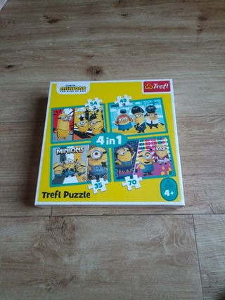 Puzzle Minions 4 en 1 Trefl