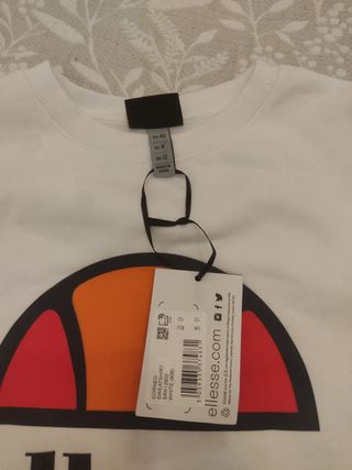 Sudadera ellesse blanca