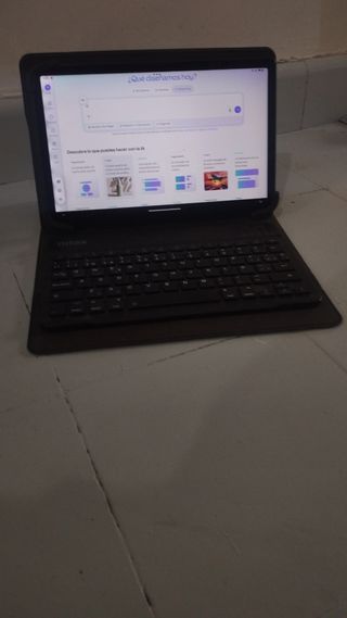 Tablet + teclado negro