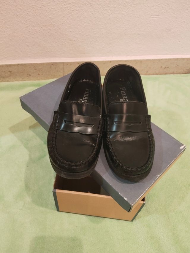 Zapatos colegiales piel niño/a 35