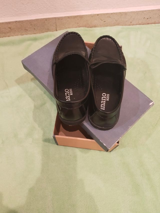 Zapatos colegiales piel niño/a 35