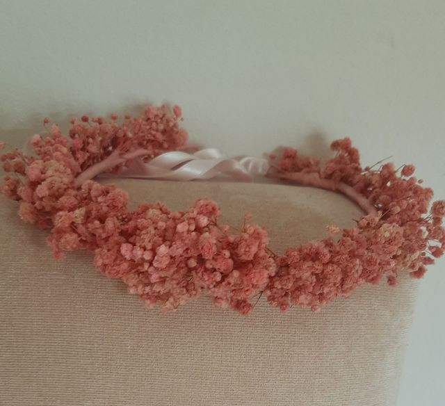 Corona para moño de  Comunión.