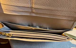Cartera Longchamp Beige