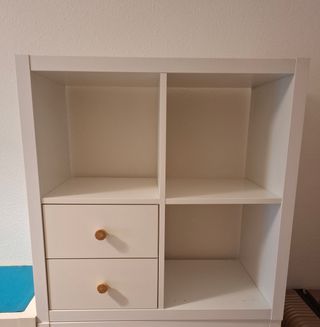 Estanteria Kallax Ikea blanca