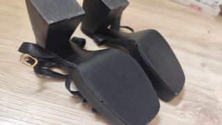 Sandalias tacón Blogger negras 37